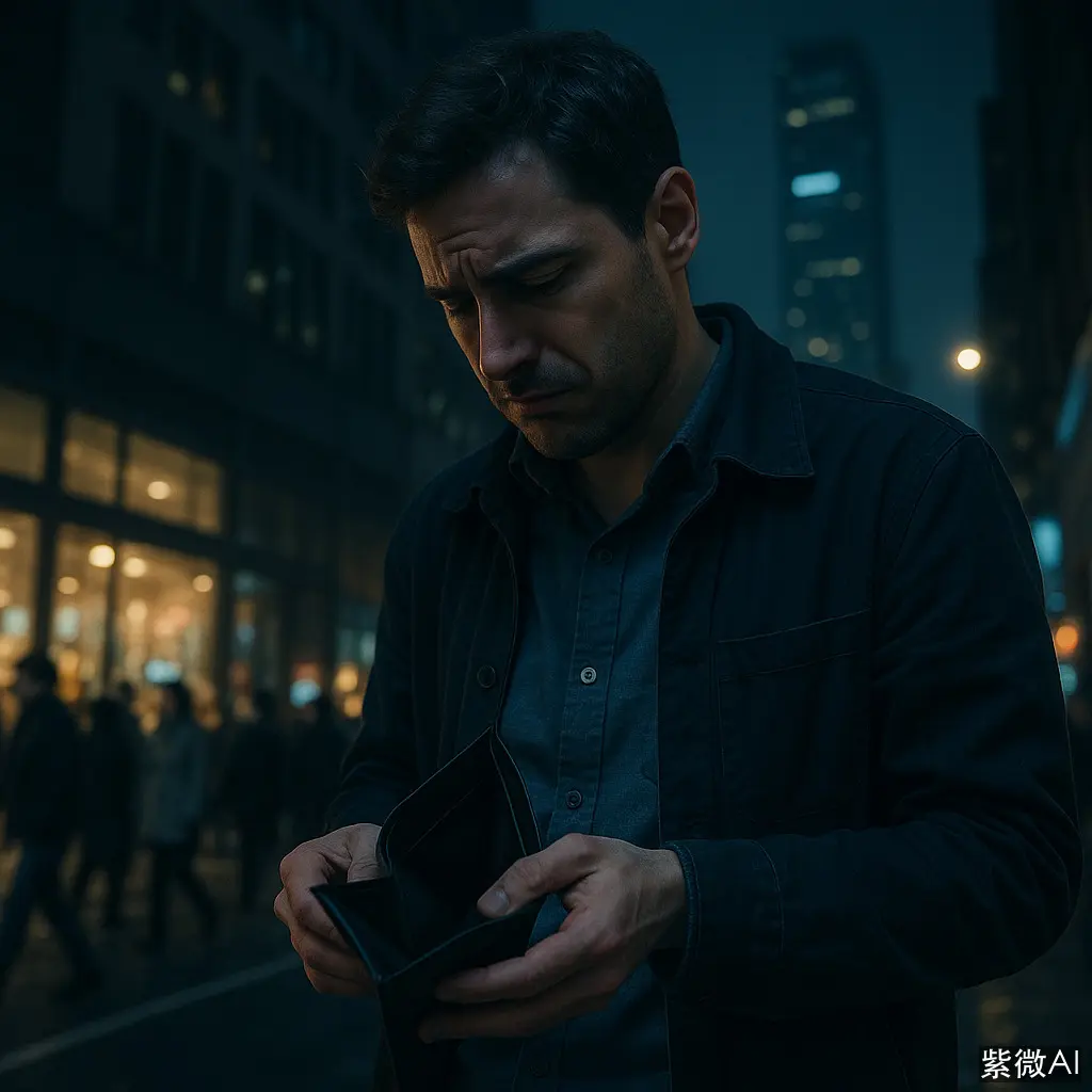 財帛宮化忌帶來對金錢強烈的安全感缺失和賺錢辛苦感，收入易阻滯波動，主觀上總覺得不夠用，形成高執念驅動，卻也容易因焦慮導致情緒化消費或盲目努力 圖片