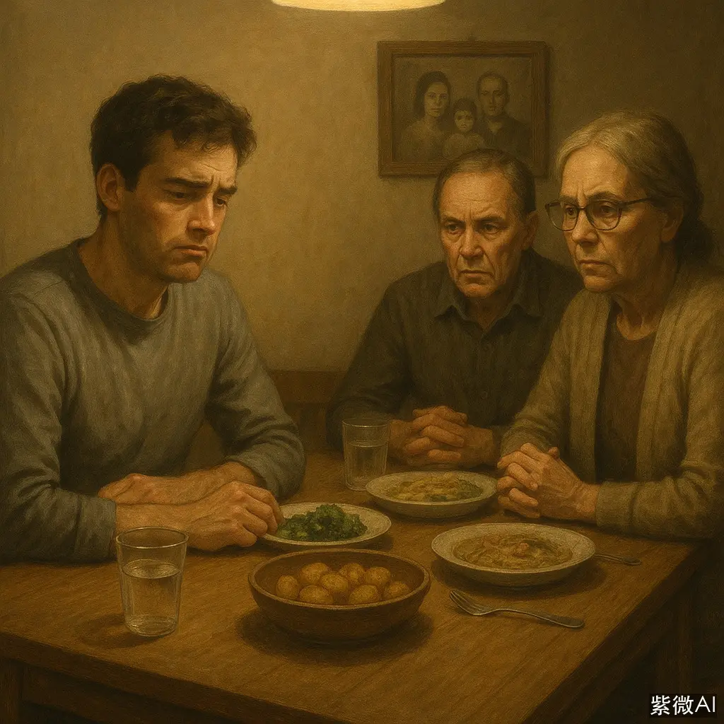 父母務實嚴厲但情感表達剋制，加上化忌帶來的小波折和糾結，導致親子關係中責任感強卻情感疏離，讓人在依賴、委屈和自我要求中長期拉扯 圖片