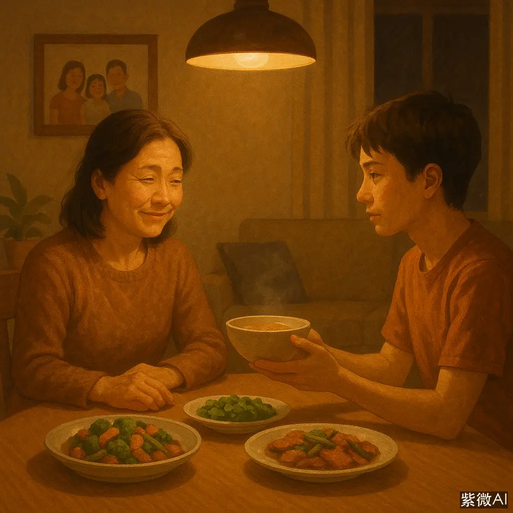 父母提供隱形支持與實際幫助，親子關係溫和有貴人助力，但也可能伴隨健康或情感距離小議題，容易讓自己在決策時傾向於藉助長輩智慧，同時把支持內化成隱性依賴，在「珍惜助力」與「渴望完全獨立」之間形成內心拉扯 圖片