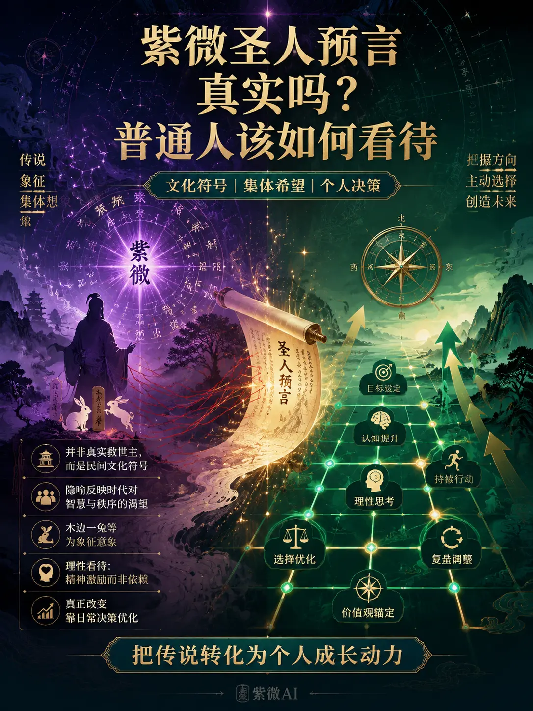 紫微聖人預言是否真實？普通人該如何看待這類傳說 圖片